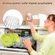 Set 2 borcane din sticla, AFKSMILE, Recipient depozitare in Bucatarie, 700 ml, Rotund, Suprafata Exterioara Striata, Capace cu garnitura din silicon, Cu lingurita din lemn, Impermeabil, Pentru zahar, cafea, ceai sau condimente, 9*8*12.5cm, Maro