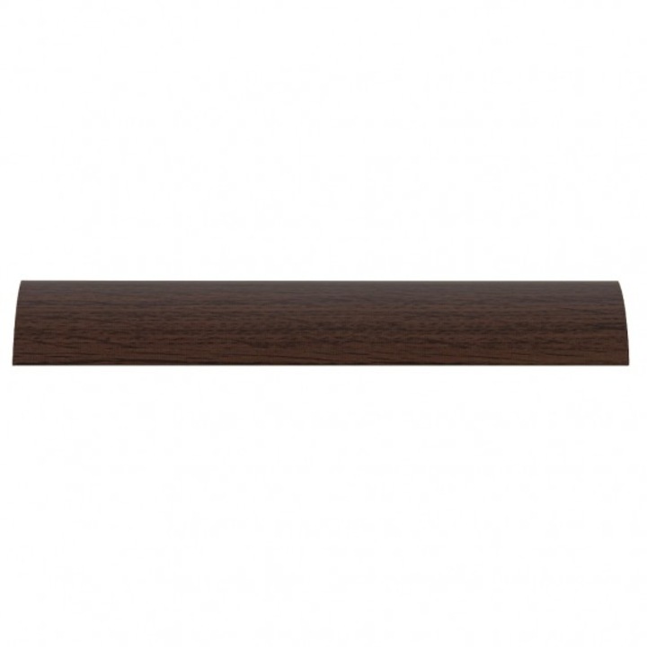Profil trecere cu diferenta de nivel, aluminiu, 40mmx270cm, lemn wenge, maro, cu suruburi mascate, set 5 buc, 3104, Ersin