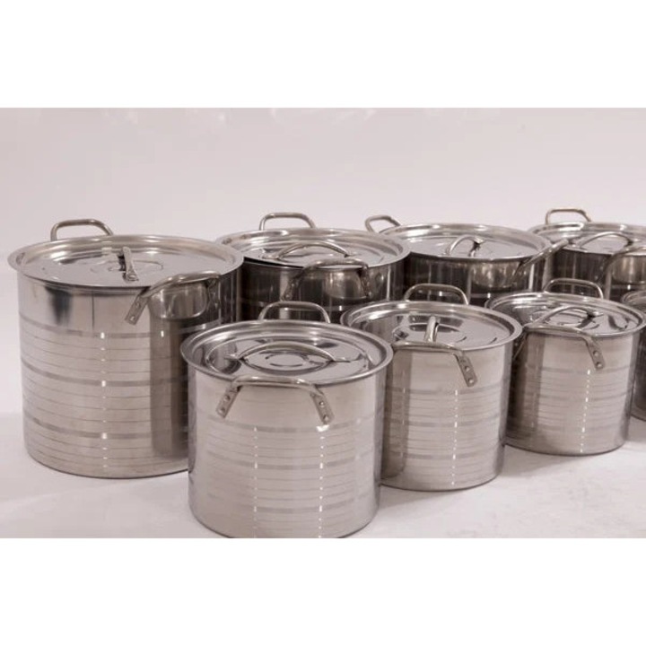 Set 8 Oale Inox Grunberg SP8, 8 piese, capace inox, compatibil toate plitele