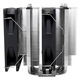 Охладител за процесор XPQKDC® Thermalright Peerless Assassin 120 SE ARGB, 6 топлинни тръби, двойни 120мм вентилатори TL-C12C-S PWM, AGHP технология, съвместим с Intel 1700/1851/115X/1200 и AMD AM4/AM5, черен