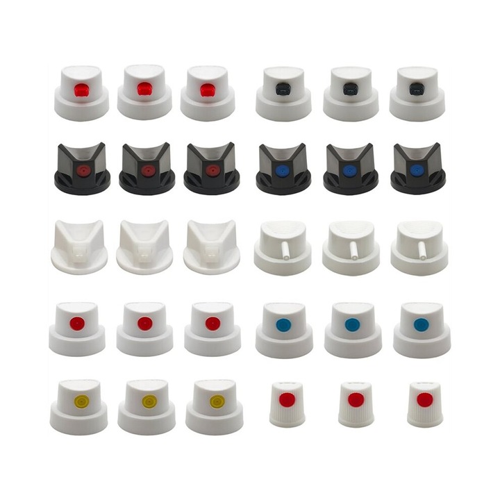 Set 30 duze spray vopsea universale plastic multicolor