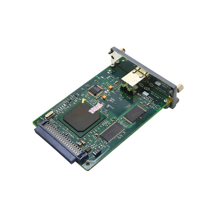 Placa retea interna Ethernet pentru imprimanta HP 620N, PCB, negru