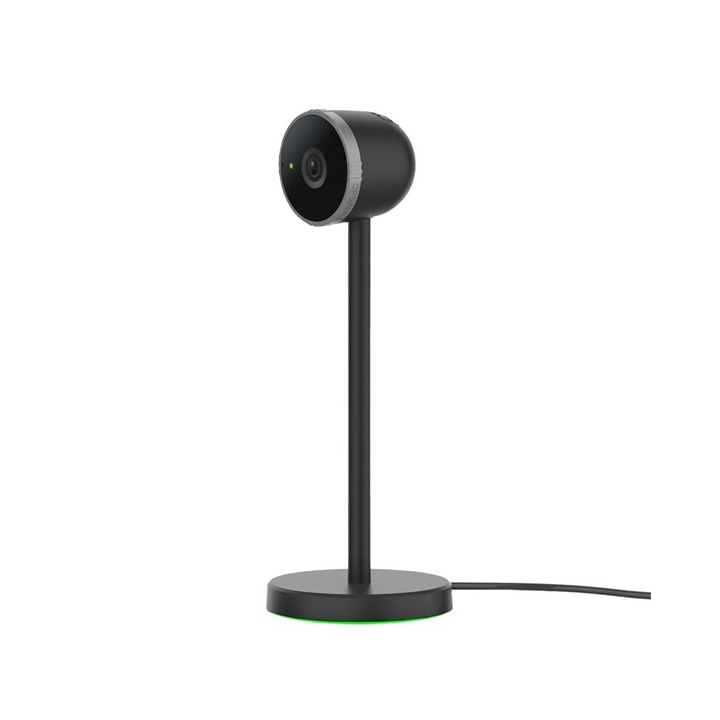 Камера за видео чат с широк ъгъл 1080P 60fps USB-C черна 25x10°