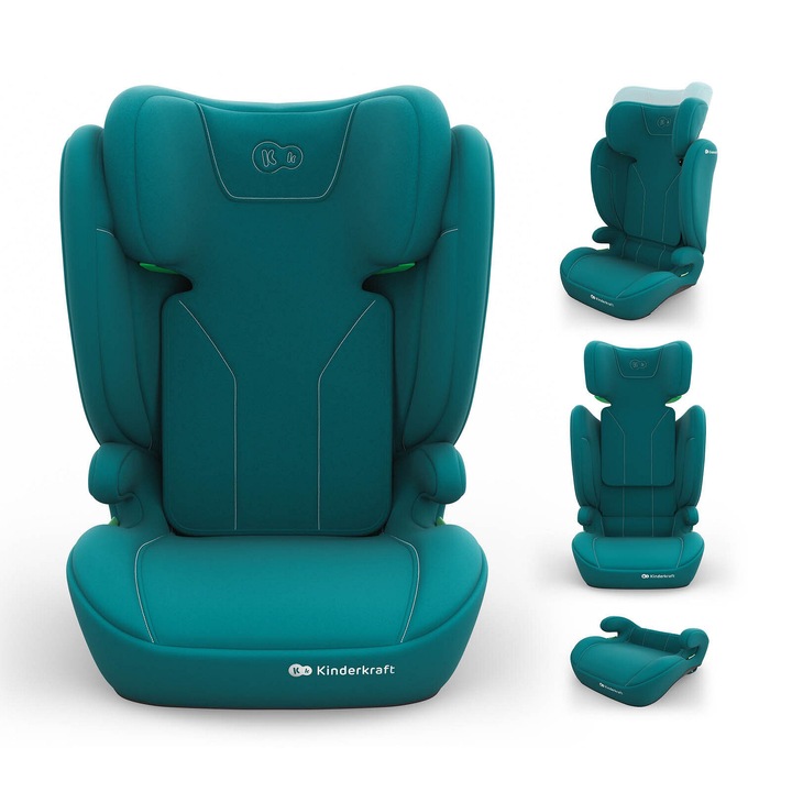 Kinderkraft I-Spark 2 Plus Scaun auto de siguranta i-Size 2in1 100–150 cm - Verde