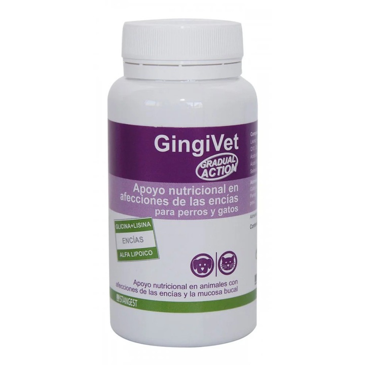 Supliment nutritiv pentru caini si pisici, Stangest, Gingivet, 60 tablete