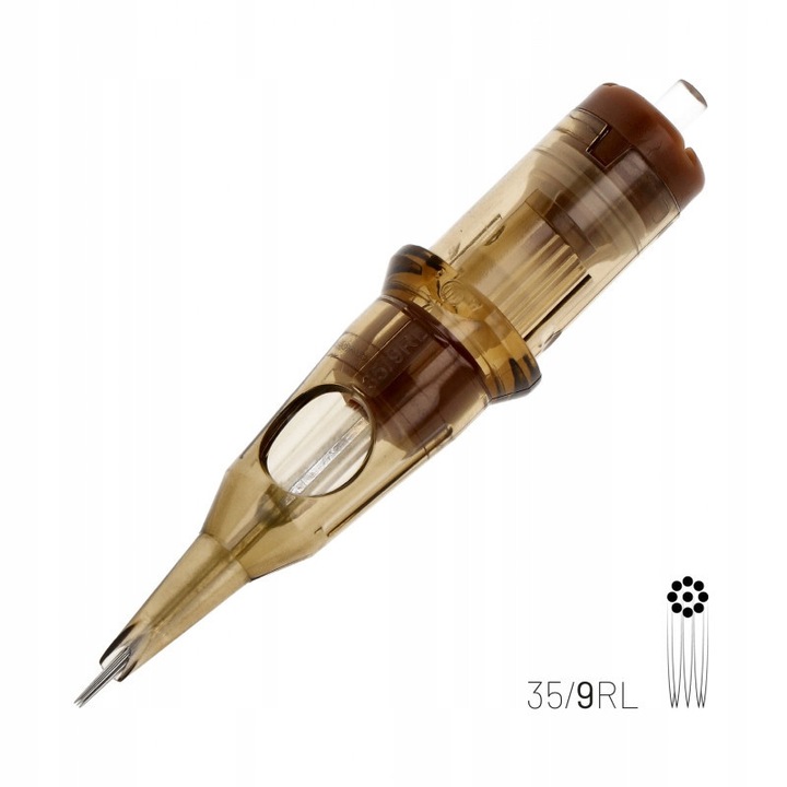 Kwadron tetováló patron 9 RL-T texturált 0.35mm