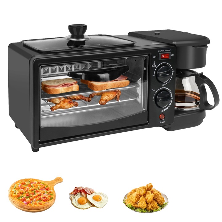 Többfunkciós reggeliző készülék, 9L, 600W, fehér