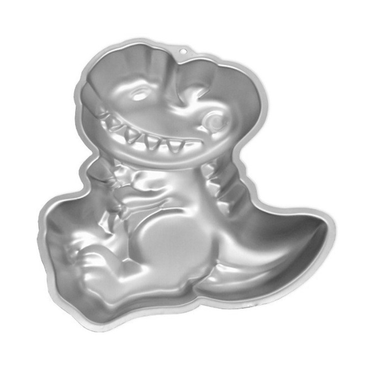 Dinoszaurusz sütőforma, 12.75x11x2cm, tapadásmentes, tartós