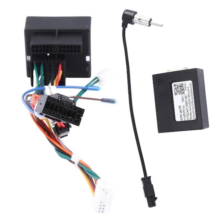Cablu radio auto cu cutie CANBus pentru Opel Astra H Zafira B, negru, ABS