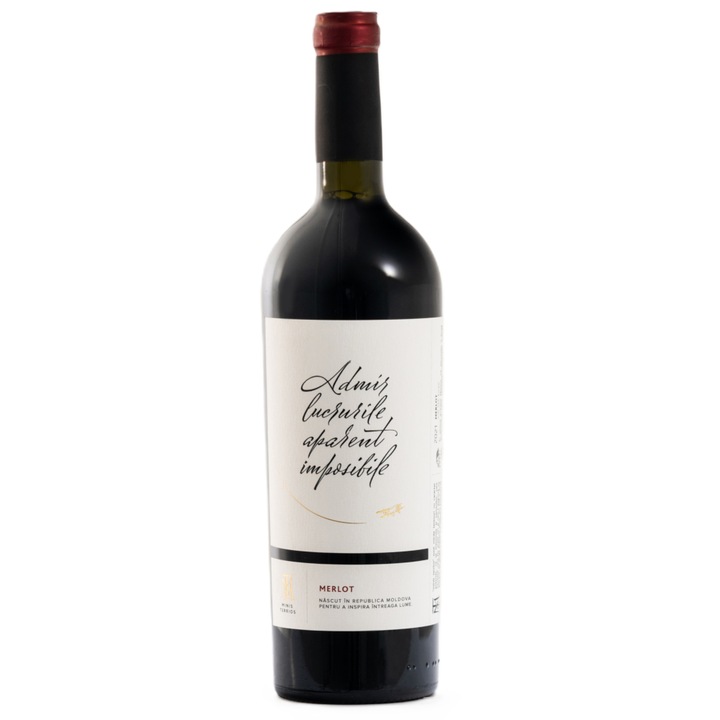 Vin Rosu Minis Terrios Merlot, sec, 0.75l