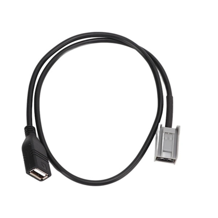 Cablu adaptor USB pentru stereo auto, suport MP3 WMA WAV, negru, universal