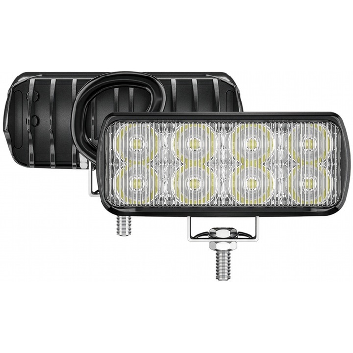 LED munkalámpa 25W 1200lm 9-36V IP65 autógépekhez, traktorokhoz és műhelyekhez, hideg fény 6000K (KD3607)