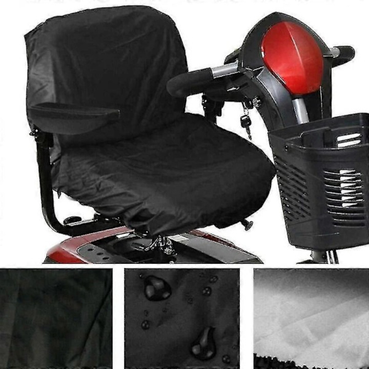 Husa impermeabila pentru scaun scuter electric si scaun cu rotile electric, negru