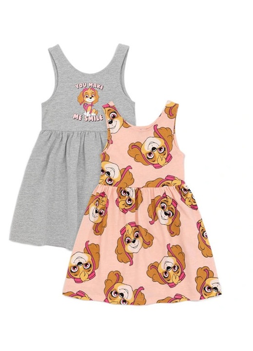Lány ruha szett 2 db Paw Patrol You Make Me Smile Skye, szürke/rózsaszín, gyári, 110-116 CM