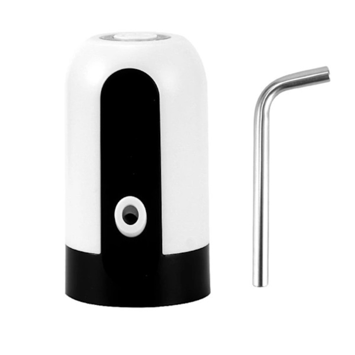 Elektromos vízpumpa, 7.5x7.5x13.2cm, műanyag rozsdamentes acél, USB, 55cm tömlő
