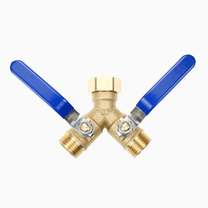 Distribuitor furtun 2 cai alama 3/4" maner inox 304 ergonomic
