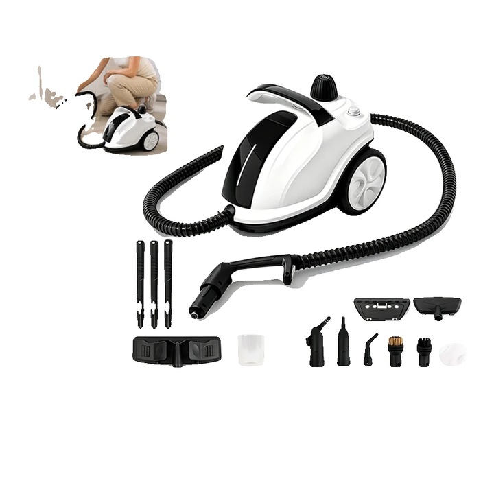 Aparat de curatat cu abur 2000W 5 bar 2.0L inox