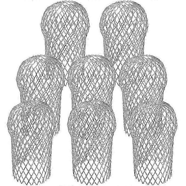 8 db alumínium lefolyóvédő készlet 14.5x10cm ezüst