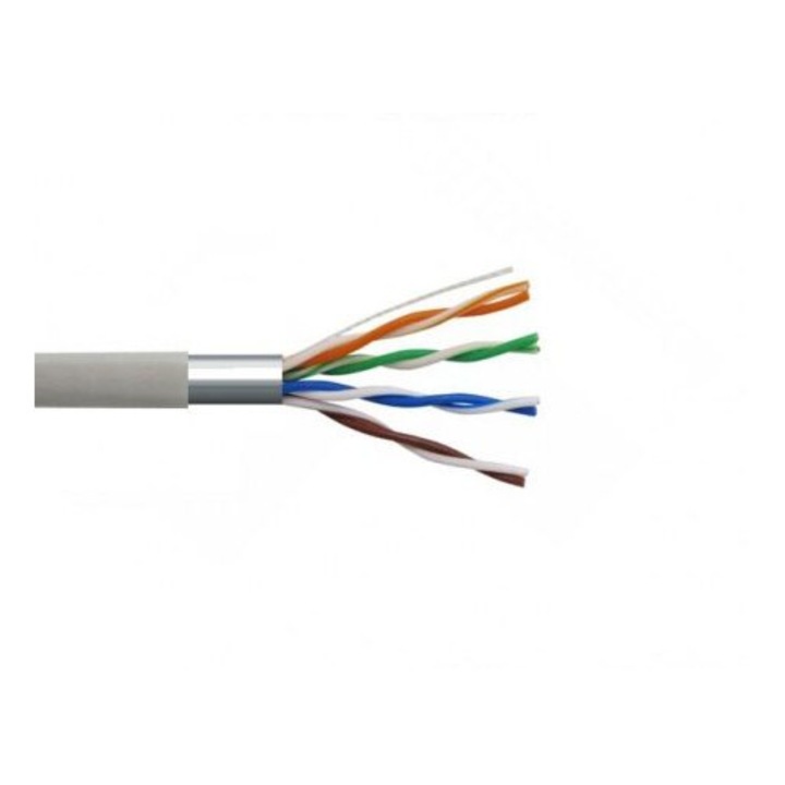 Cablu FTP 8 fire x 0, 55mm² Cat 5, 305m/Rol