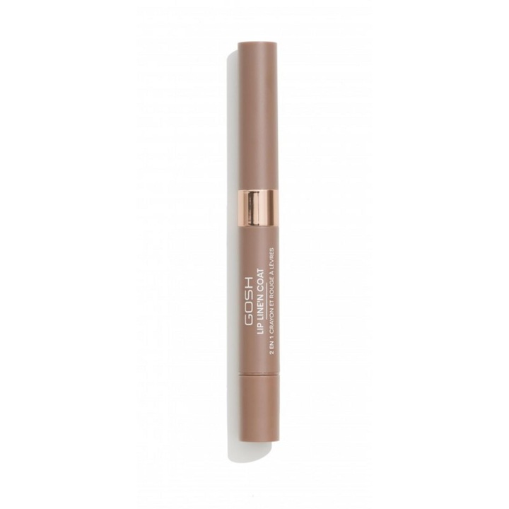 Gosh, Line'n Coat, Контур и Гланц за Устни 2-в-1, 003, Soft Nougat, 2 ml