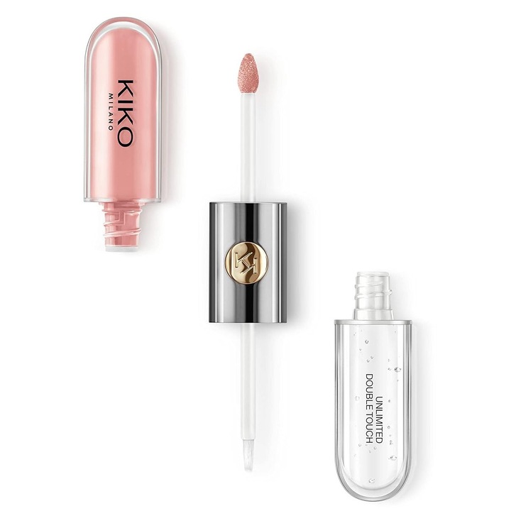 Ruj Unlimited Double Touch, Kiko Milano Unlimited Double Touch. 101 Soft Rose