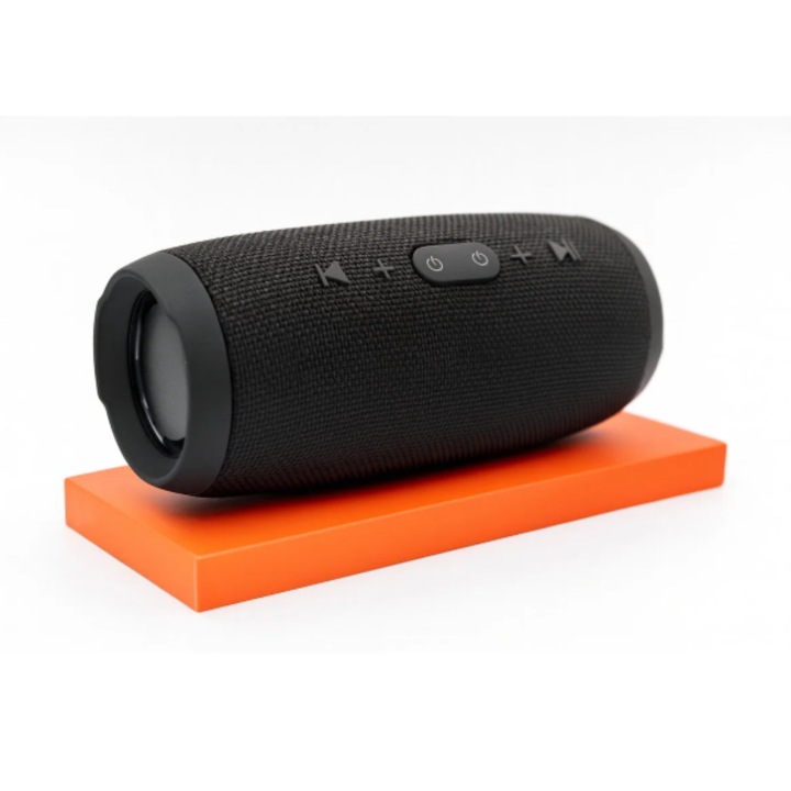Boxa Portabila Bluetooth, Stereo Wireless, Bass Puternic, USB, Autonomie Extinsa, Negru LEIHMANN