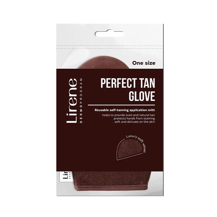 Manusa pentru aplicarea autobronzantului LIRENE PERFECT TAN