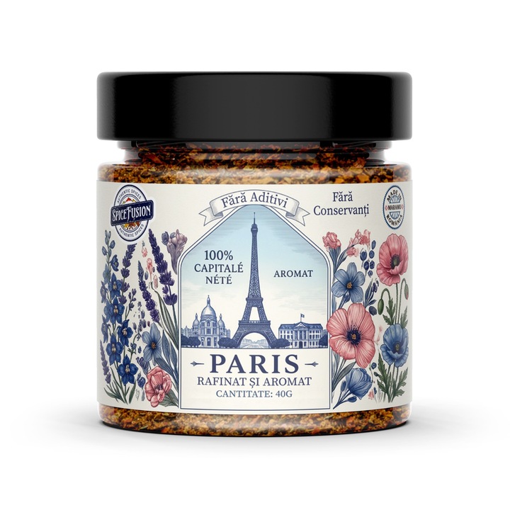 Mix condimente SpiceFusion, Paris – Rafinat si Aromat, 40 grame, 100% natural