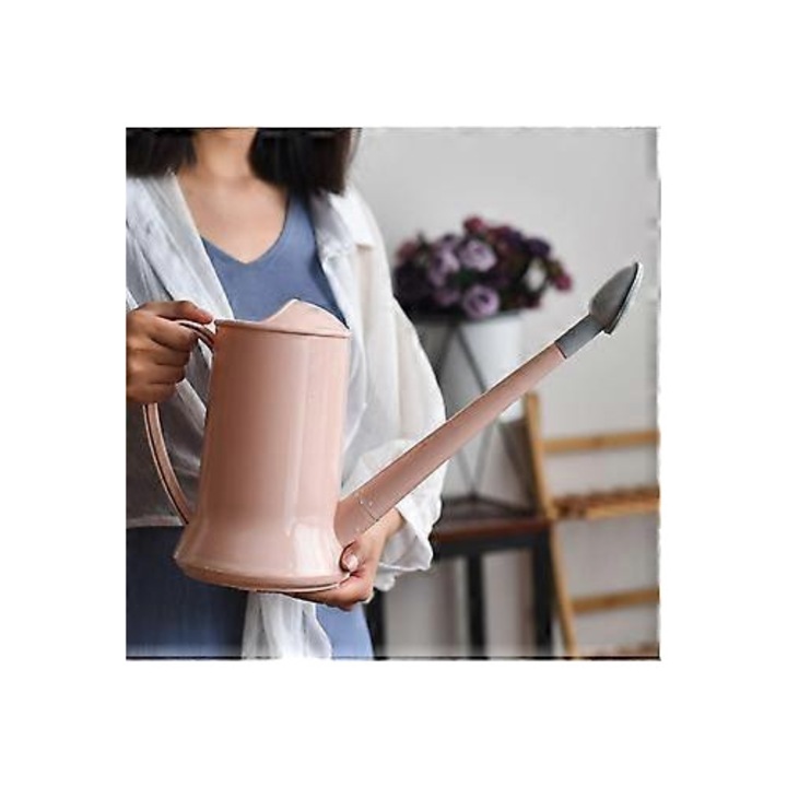 Stropitoare gradina 2L plastic roz cu duza detasabila