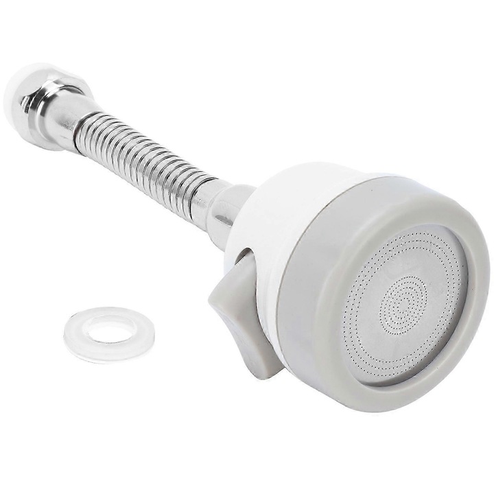 Cap de robinet universal pentru bucatarie, rotativ 360, inox, 24x21mm