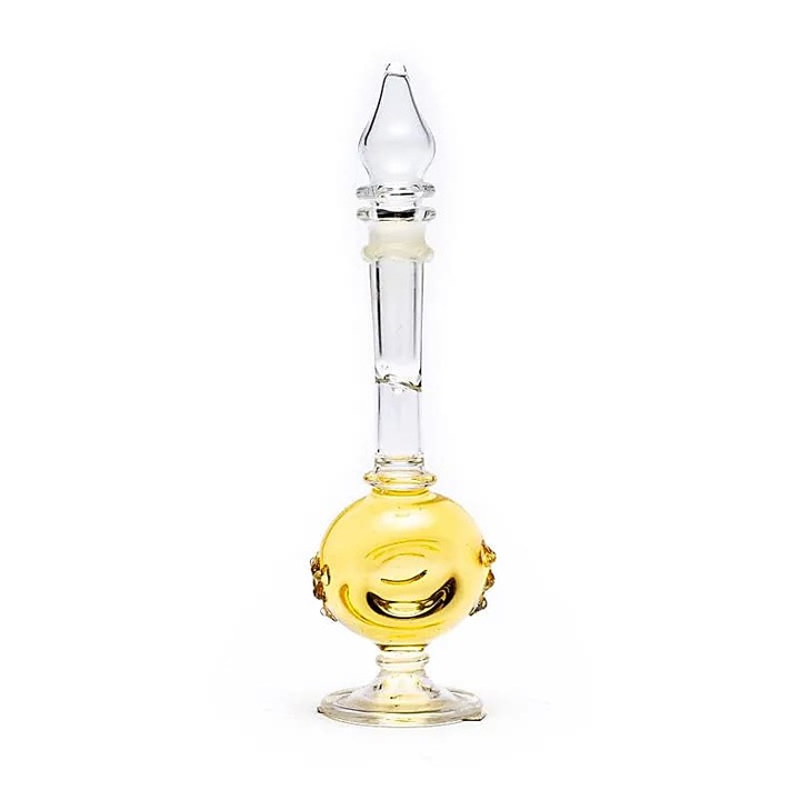 Ulei parfumat in sticla suflata manual Rose - 5 ml
