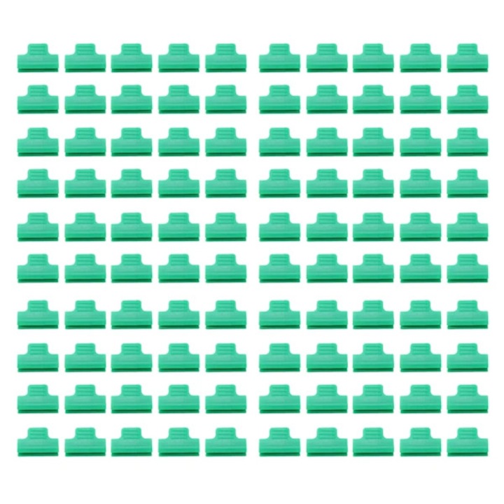 Cleme pentru sere 100 buc plastic fixare retea verde 8mm