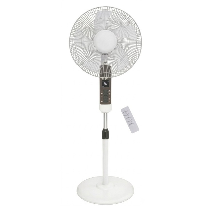 Álló ventilátor Victronic SF1634N, 40 cm, 45W, távirányítóval, 3 sebességi fokozat, lengés, fekete