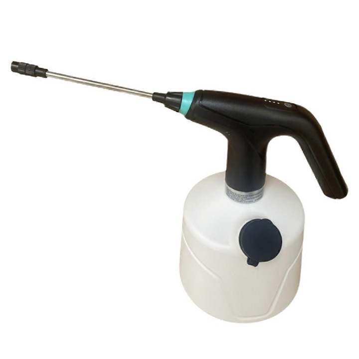 Stropitoare electrica 2L, pulverizator reglabil, incarcare USB, alb 24.5x15.5cm