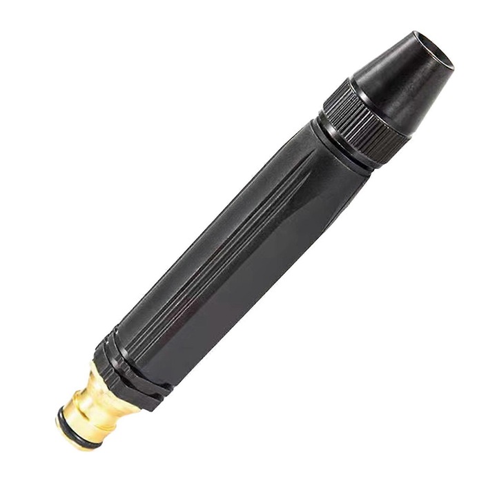 Pistol de stropit presiune inalta, ergonomic, multifunctional, inox si plastic, 16.4cm, furtun 5/10/15m