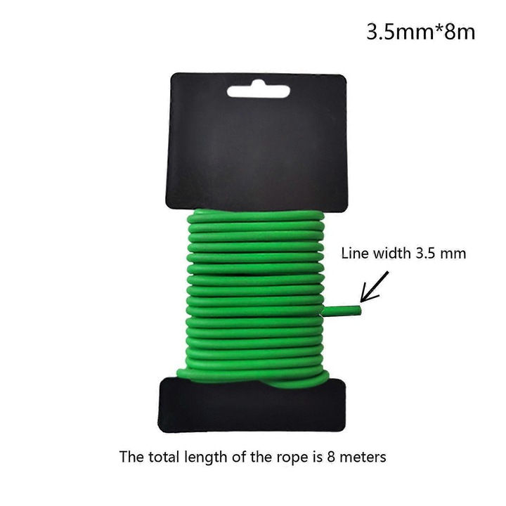 Sfoara flexibila pentru plante, legaturi moi, TPR si fier, 3.5mmx8m