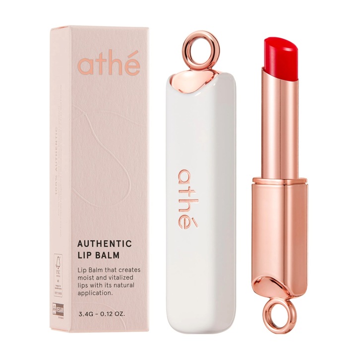 Balsam de buze hidratant, ATHE AUTHENTIC, 04 BRAVE, 3.4 g