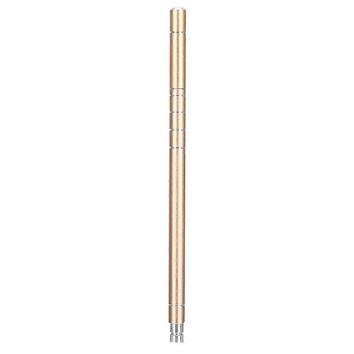 Set penita gravare par inox, 10 lame, auriu, 1x