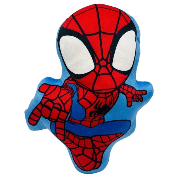 Dekoratív párna, többszínű, 35 cm, Szórakoztató, Spiderman