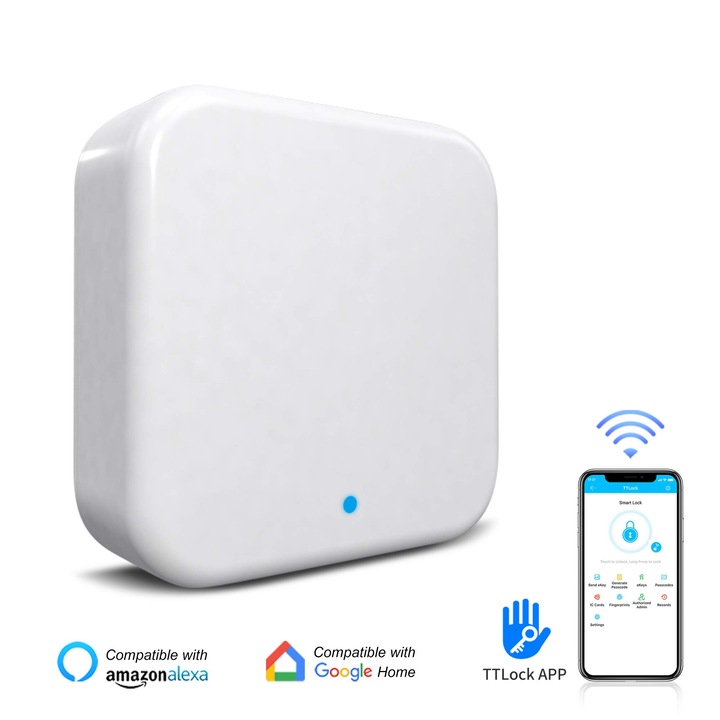 Gateway G2 intelligens a TTlock kompatibilis okosotthon eszközök csatlakoztatásához és vezérléséhez