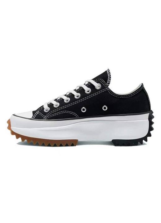Férfi sportcipő, Converse, Run Star Hike, gumi orr, fekete, vászon