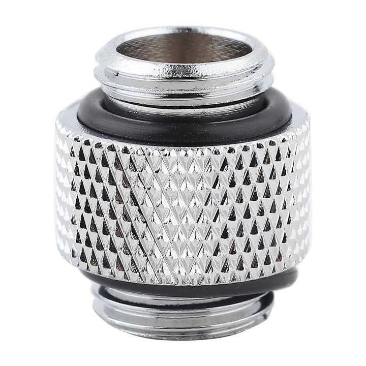 Adapter csatlakozó 2 db, sárgaréz, krómozott, 18mm, szilikon tömítés, dupla külső menet