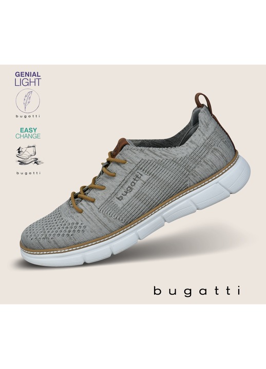 Férfi sportcipő, bugatti, 34263, Szurke | Bezs, 40