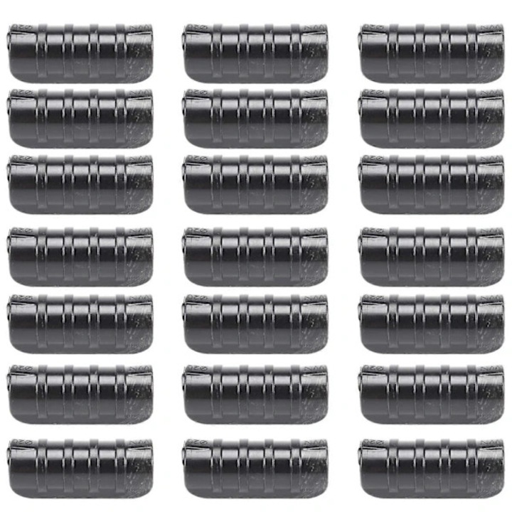 Set 50 cleme plastic negre pentru folie sera, 20x6cm