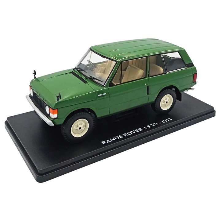 Macheta Range Rover 3.5 V8 1972 cu vitrina - 1/24 Edicola
