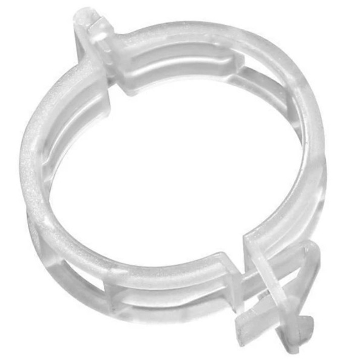 Cleme pentru plante cataratoare, 2000 buc, plastic, alb