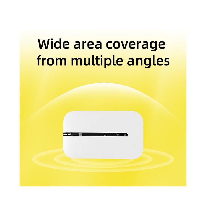 4G zseb MiFi vezeték nélküli router, 150Mbps sebesség, SIM foglalat, fekete