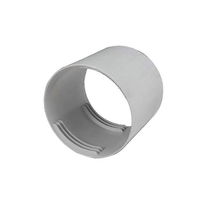 Conector furtun evacuare aer conditionat portabil, plastic, alb, 15cm
