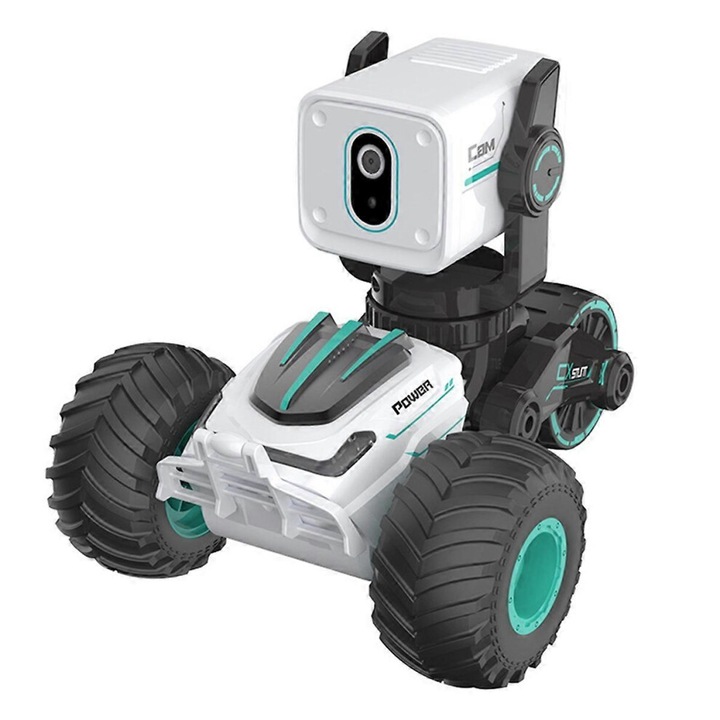 Távirányítós off-road autó, HD kamera, videó párbeszéd, 20x15x10cm, fekete