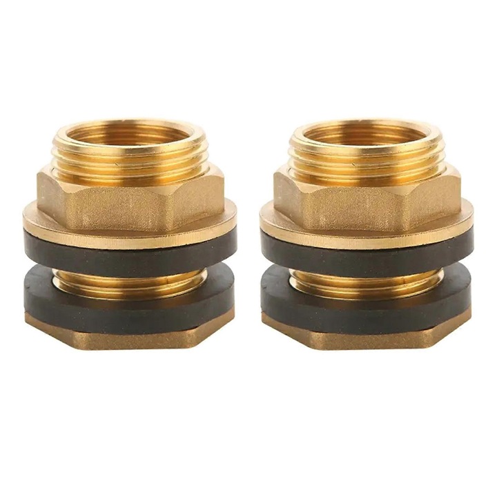 Set conectori alama pentru furtun gradina 4.5x4cm, 2 bucati